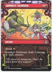 Jennika's Technique (Showcase) #236 Teenage Mutant Ninja Turtles MTG