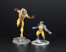 Marvel Crisis Protocol Wolverine Sabertooth ProPainted MCP