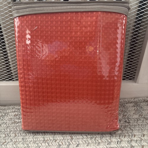 Victoria Classics Orange Waffle Weave Shower Curtain 72” x 72” New! - Picture 6 of 6