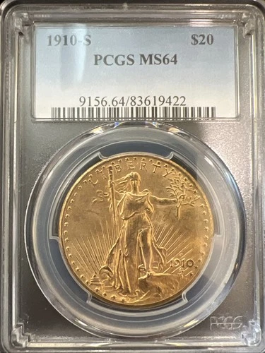 1910-S Saint-Gaudens Double Eagle — photo from the most recent tracked eBay sale