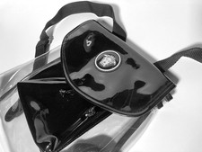 GIANNI VERSACE VINTAGE '90s MEDUSA PVC VINYL TRANSPARENT BACKPACK ITALY CLEAR