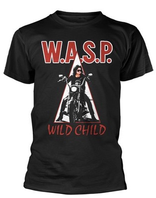W.A.S.P. 'Wild Child' (Schwarz) T-Shirt