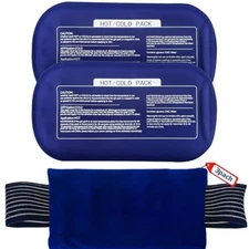 3 Pack Reusable Hot and Cold Ice Packs for Injuries, Knee 3 - Middle