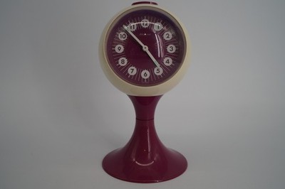 [13525] Blessing Space Age Sockelwecker aus den 70er Jahren Vintage