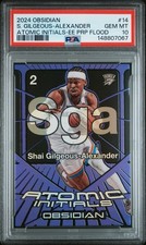 2024-25 Panini Obsidian - Atomic Initials Shai Gilgeous-Alexander, Shai...