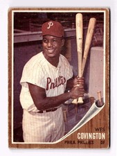 1962 Topps #157a Wes Covington
