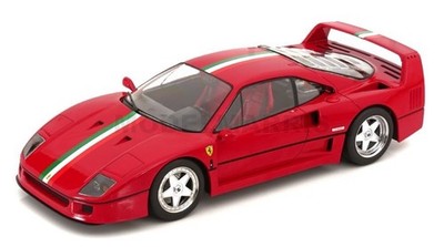 KK-SCALE KKDC180696 Ferrari F40 Italienische Streifen 1987 1/18