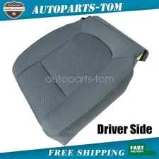 Replacement Driver Side Cloth Bottom Seat Cover Gray Fits 2011-2014 Ford F-150