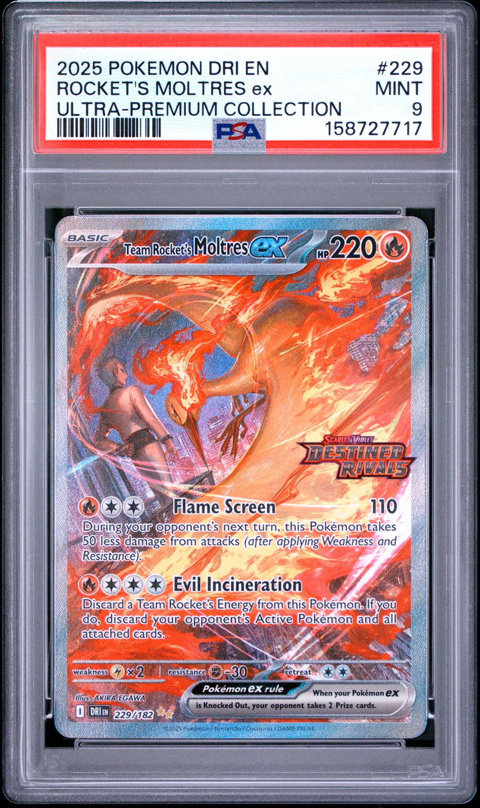 Team Rocket's Moltres ex #229