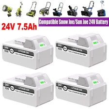 7.5Ah 24V Battery Li-ion for Snow Joe + Sun Joe iON+ 24V 24VBAT-LTX 24VBAT-LTW