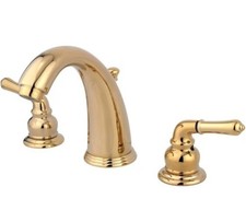 Kingston Brass KB982 Victorian 1.2 GPM Widespread Bathroom - Polished Brass