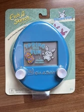 New Easter Egg Etch A Sketch Green Egg Shape Ohio Art Basket Toy Travel Car Fun
