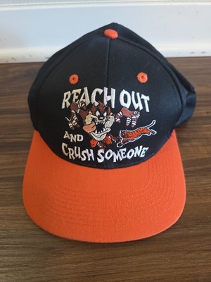 RARE! 1990's NFL Cincinnati Bengals Taz Looney Tunes Snapback Hat Tasmanian Devi