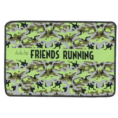 Tappete Entrada Asciugapies 40x60 cm NATURALE GRIS VERDE NEGRO FRIENDS RUNNING - Imagen 1 de 4