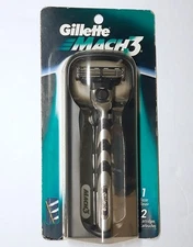 Gillette ▪️MACH3▪️ RAZOR with 2 CARTRIDGES 🔸️ UNOPENED