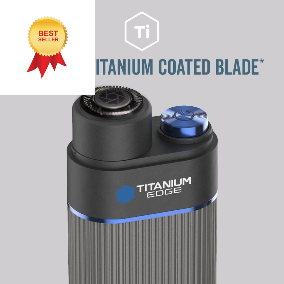 Titium Edge Razor Microtouch Titanium Edge Ear & Nose Trimmer – Dual Rotary Blade Heads ...