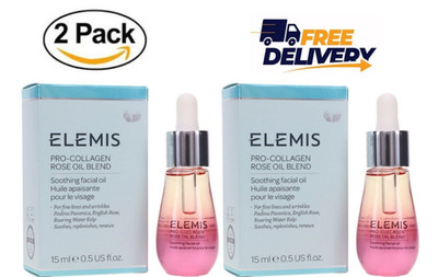 Elemis Pro-Collagen Rose Oil Blend 0.5 oz 15 ml New Sealed Pack 2