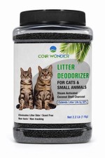Cat Litter Deodorizer 2.2 Lb Activated Charcoal Carbon Odor Eliminator fo...