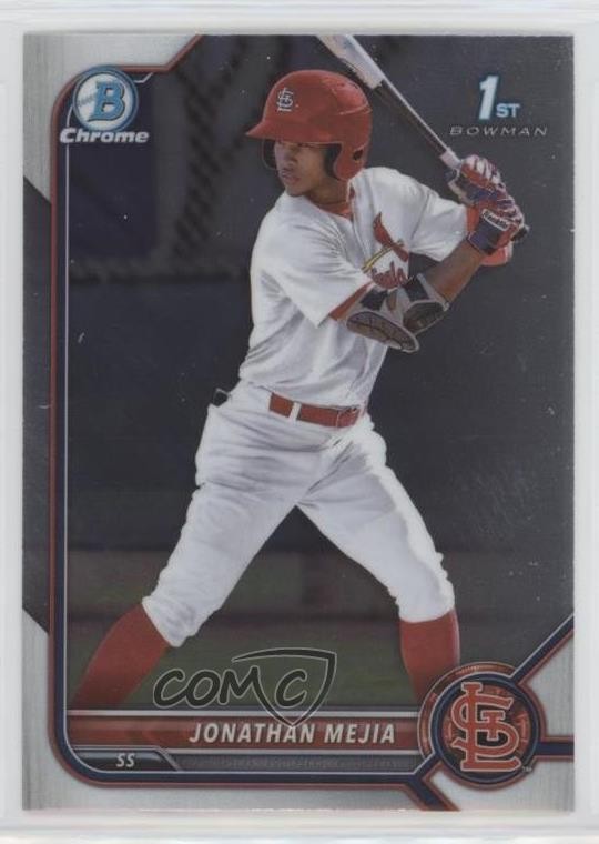 2022 Bowman Chrome Prospects Jonathan Mejia #BCP-168 0fz3
