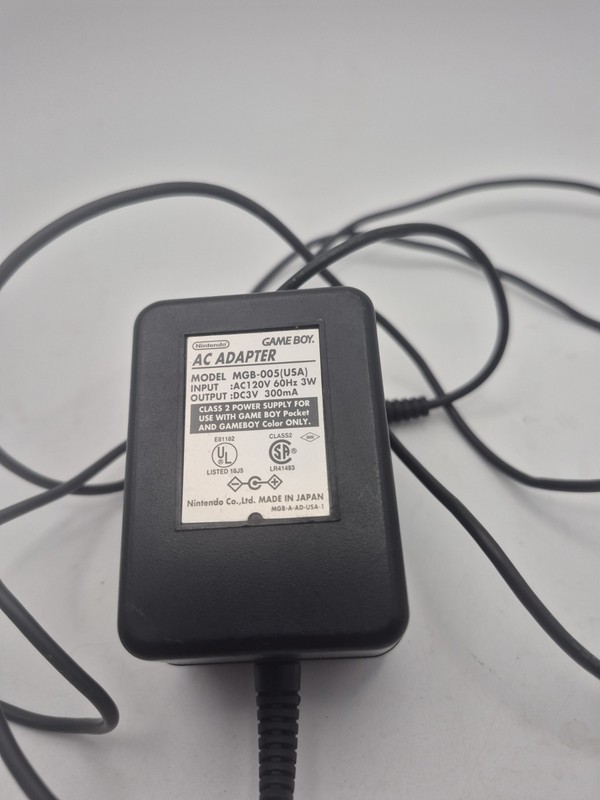 Nintendo Game Boy Replacement Charger Works