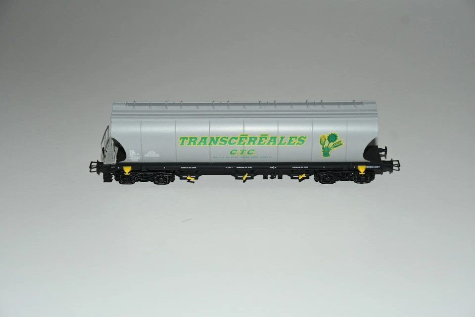 Jouef 668300 668900 H0 Set of 2 Silo Wagons Transcereales CTC SNCF Ep. V Original Box Excellent - Image 2 of 4
