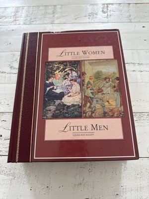 Little Women & Little Men Louisa May Alcott 1995 HC Classic Library Illustrated
