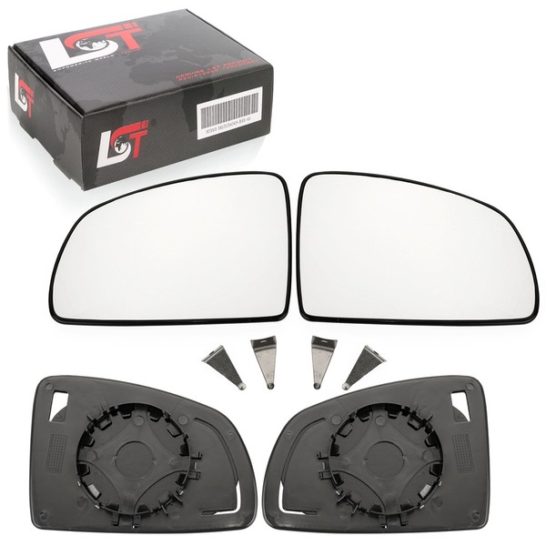2X Seitenspiegel Glas Spiegelglas Links Rechts Set Konvex FüR Opel Meriva A MK I-image