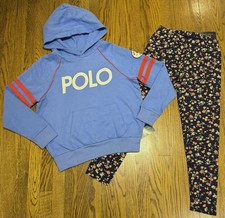 POLO RALPH LAUREN AUTHENTIC GIRLS BRAND NEW ORIGINAL 2Pc SET Size XL 16 , NWT