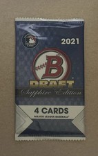 2021 Bowman Draft Baseball Sapphire Pack