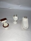 Dollhouse Bathtub, Pedestal Sink, Toilet — photo 1
