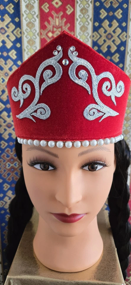 Tocado, Disfraz, PERLA, Hecho a Mano, Danza, Tradicional, Para Mujer, Armenio, Kopi Foto 2 de 4