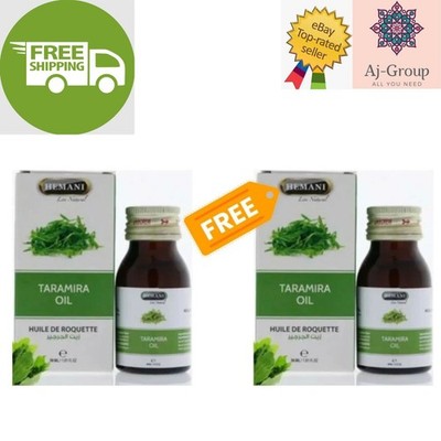 HEMANI Taramira Watercress Oil 100% Natural 30 ml  Buy ONE Get One FREE 