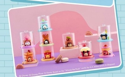 Disney Tsum Tsum Sweet Dessert House Series Confirmed Blind Box Figure Gift Doll