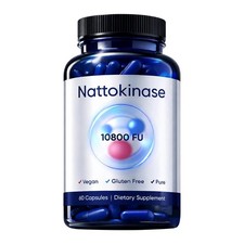 Nattokinase Supplement - 10800 FU 60 Capsules Per Serving HOT 2026