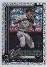 2025 Topps Series 1 Confetti Aaron Schunk #196 1md7