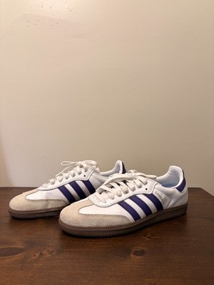 Adidas Samba White & Purple US Men's 8.5