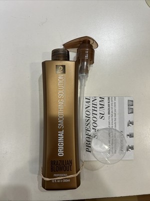 Brazilian Blowout Original  Solution, 12 oz With Pump, Cup And Instructions