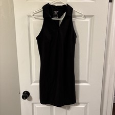 Calvin Klein Women’s performance Black Dress Built In Bra Upf 30 Size S Wick