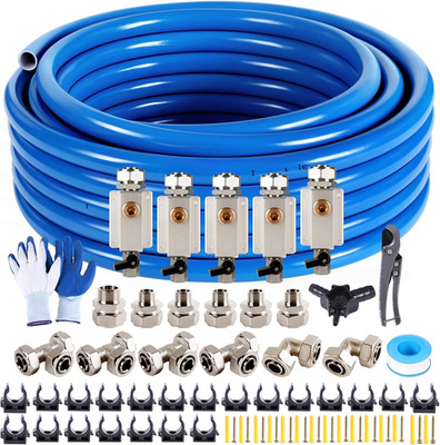 Shop Air Line Kit 3/4''×100'&200'&300' Hdpe-Aluminum-Hdpe Air Tubing Compressed A