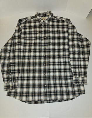Redhead Men's Plaid Button Up Flannel Shirt, Size 2XLT,  Very Nice!