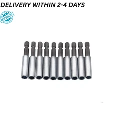 10Pcs Compact Magnetic Bit Tip Extensions Holder 1/4 Hex Shank Drive Guide US