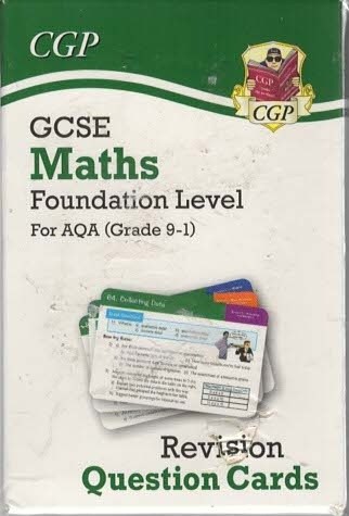 GCSE AQA Maths Revision Question Cards Foundati... - CGP - Good - Ephemera