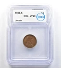 1909-S Lincoln Wheat Cent VF20 ICG *7187