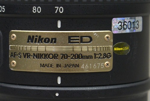 Lente zoom Nikon AF-S VR-NIKKOR 70-200 mm f/2,8G - Imagen 13 de 14