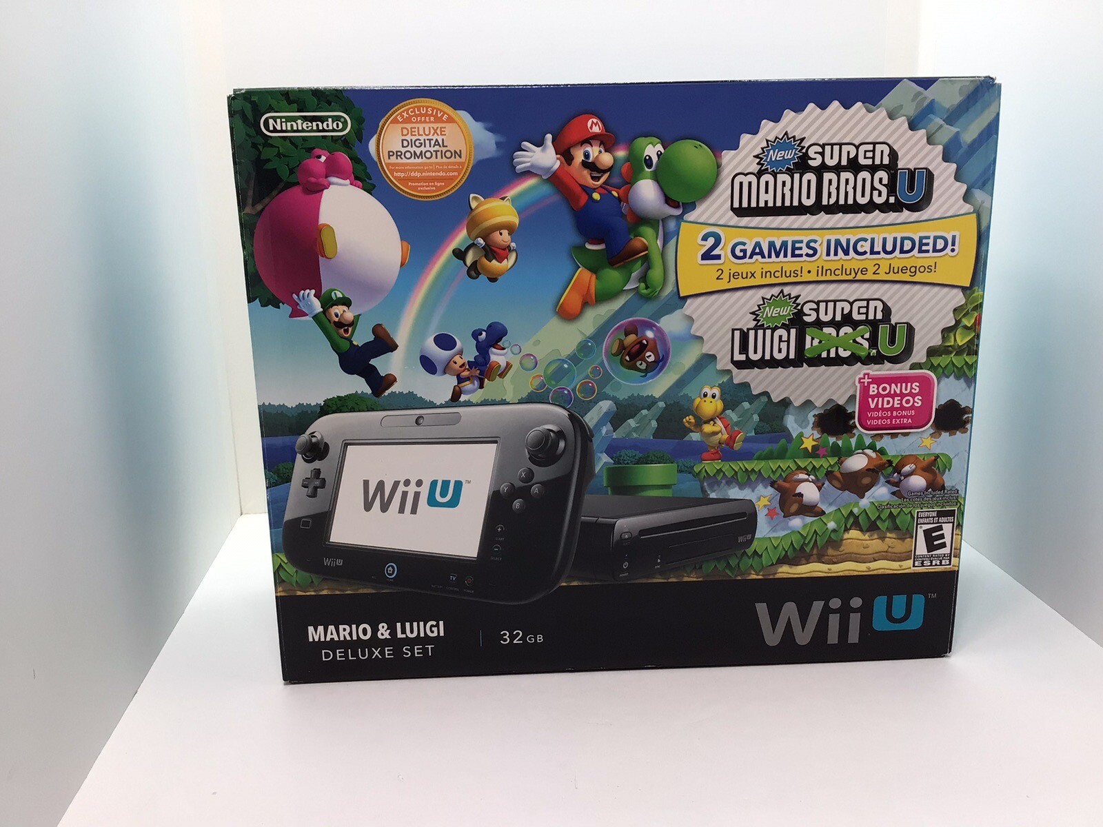 Nintendo Wii U Mario & Luigi Deluxe Set 32 GB Black Console (NTSC
