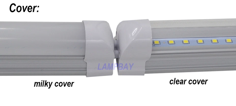 LED Tube Light 2ft 3ft 4ft 5ft 6ft 8ft T8 Integrated Bulb Fixture Linear Lamp - Image 3 of 4