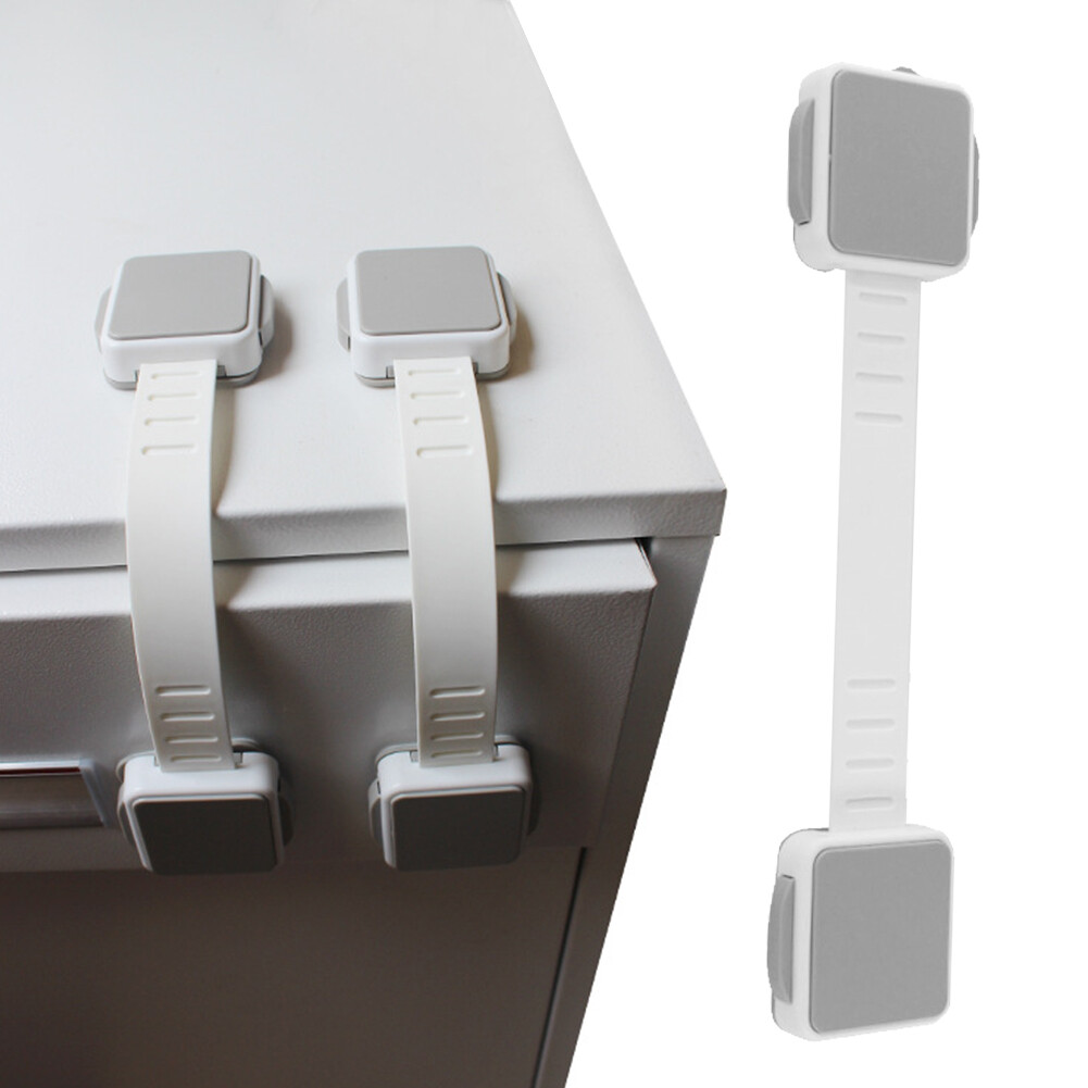 Cupboard Self Child Safety Strap Lock Drawer No Drill ABS eBay