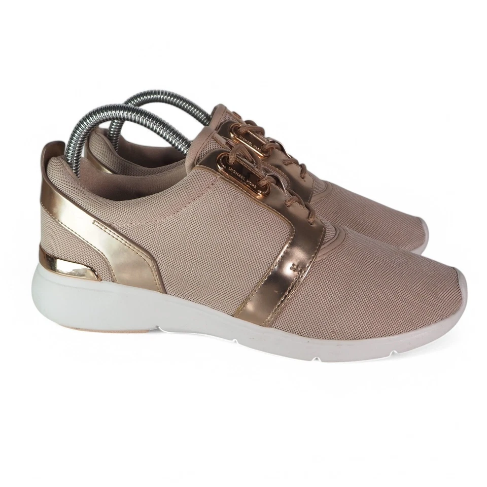 Tenis informales Michael Michael Kors Amanda de malla metálica HJ18J para mujer 7,5 M Foto 4 de 4