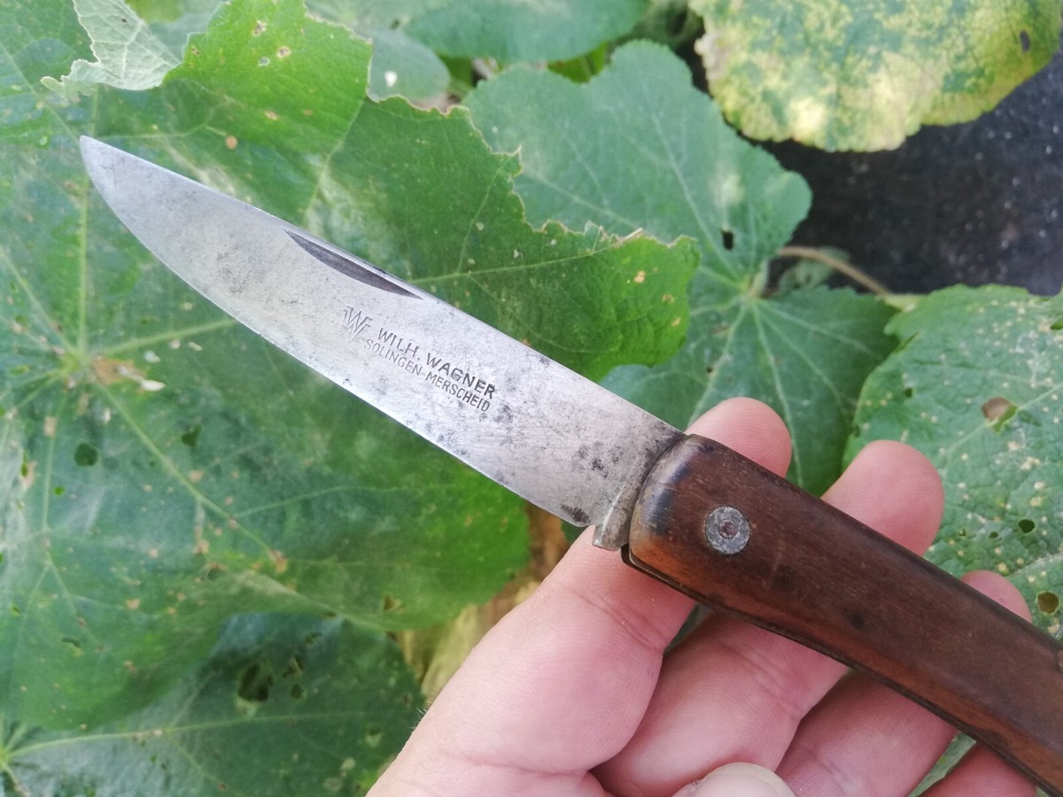 RARE WWII WW2 GERMAN SOLINGEN WILHELM WAGNER SOLDIER'S TRENCH