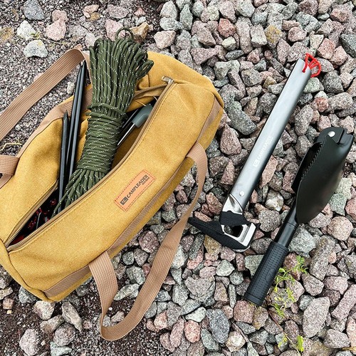 Multifunction Organizer Fitments Tool Tote Bag Roll up Tool Bag Canvas Tool Bag - Picture 6 of 10